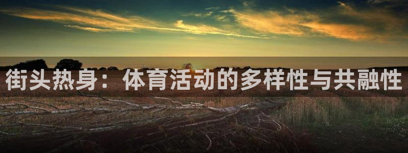 3377体育官网下载平台APP：街头热身：体育活动的