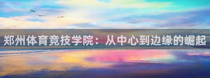 3377体育官网下载是干嘛的公司：郑州体育竞技学院：从中心到